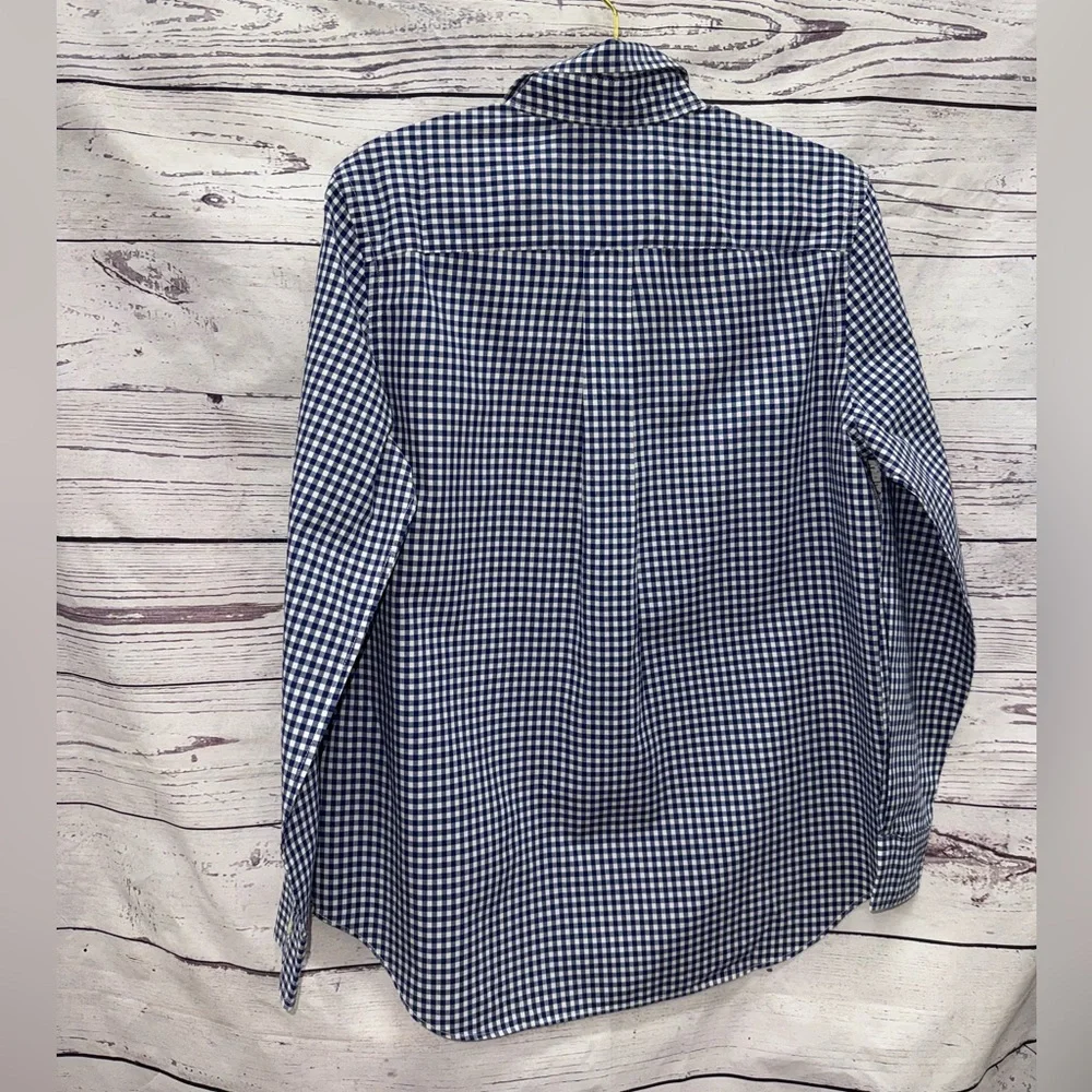Ralph Lauren Boy’s Blue & White Checkered Shirt Size Large (14-16)